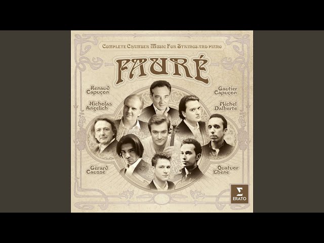 Fauré - Sonate pour violon et piano n°1:Finale : Renaud Capuçon / Michel Dalberto