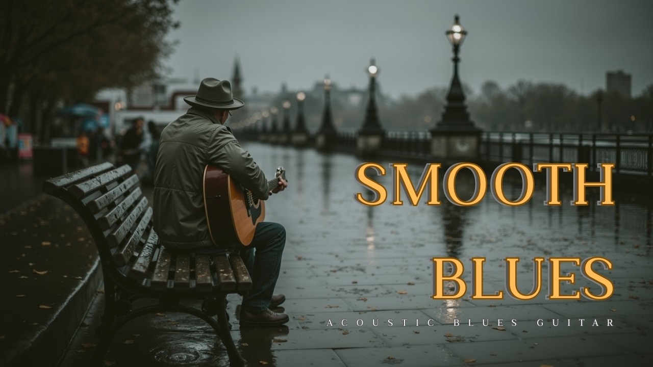Расслабляющий акустический блюз на гитаре | Гладкое соло для дождливых дней