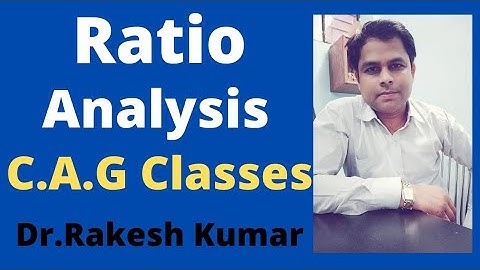 Ratio Analysis lec.1 financial statement analysis  for B.Com 3 Inter Accounting and others