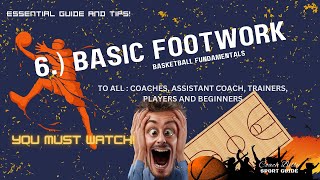 BASIC FOOTWORK - Basketball Fundamentals 6 - SPORTGUIDE