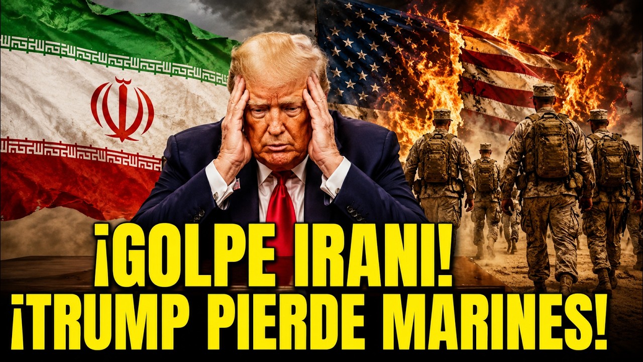 Irán obliga a marines a huir de Trump