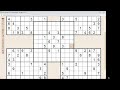 Multi (szamuráj) Sudoku megoldása lépésről lépésre 2021.10.28