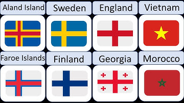 Similar Flags from Around the World. Part 2