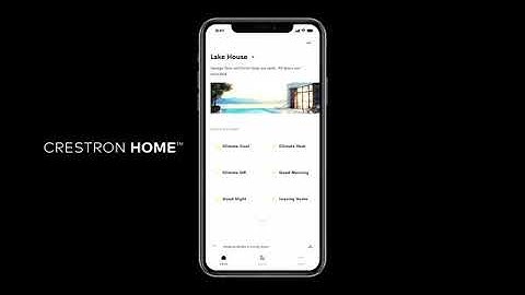 AV Group - Crestron Home, Dark Mode