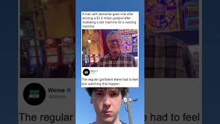 A man with dementia goes viral after winning a $1.2 million jackpot after