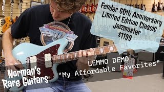 Miniatura del video "LEMMO DEMO: Fender 60th Anni Limited Edition Classic Jazzmaster $1195 | "My Affordable Favorites""
