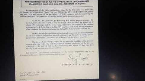 Mass promotion UG 2nd/4th semester cbcs/non cbcs important information