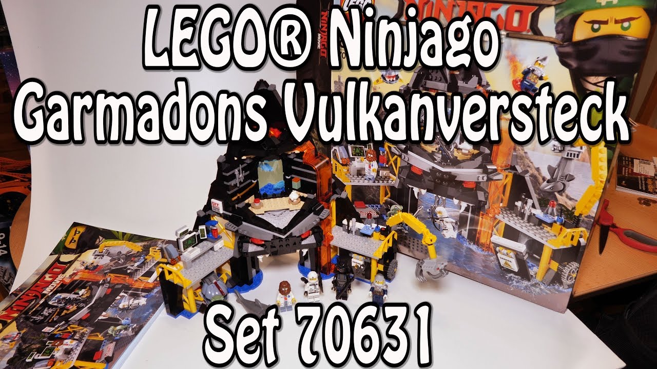 LEGO Ninjago: Garmadons Vulkanversteck 70631 Review deutsch) -