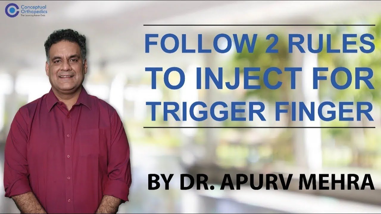 Follow 2 Rules To Inject For Trigger Finger by Exemplary Orthopedician ...