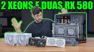 Montando O Pc Gamer Chinês Supremo, Dual Xeon Dual Rx 580