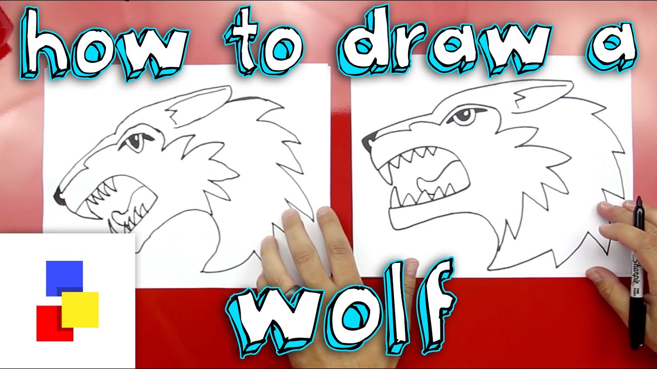 Wolf Speed Drawing - Art For Kids Hub 