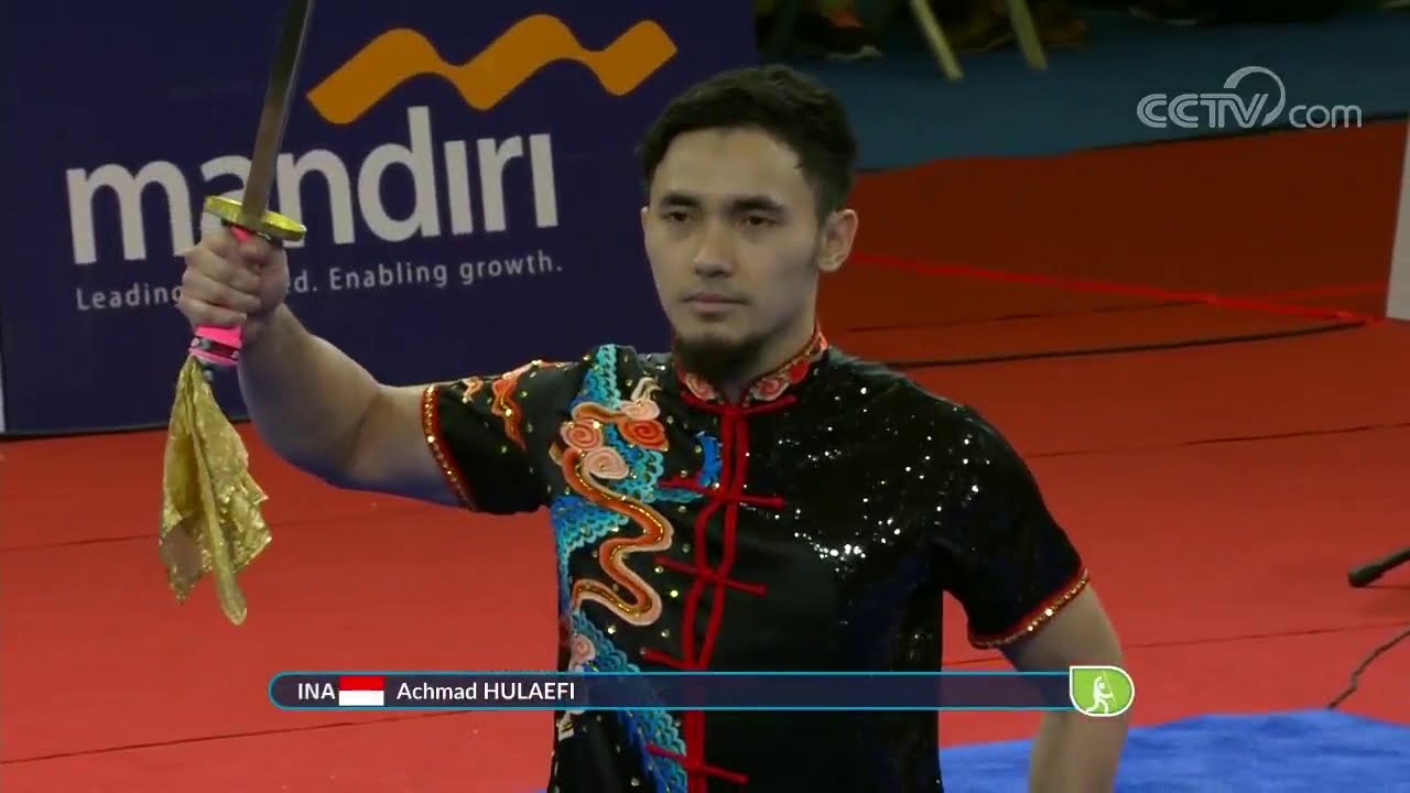 [Asian Games 2018] Achmad Hulaefi (INA) - Men's Daoshu - 3rd - 9.70 -= Wushu =-
