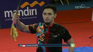 [Asian Games 2018] Achmad Hulaefi (INA) - Men's Daoshu - 3rd - 9.70 -= Wushu =-