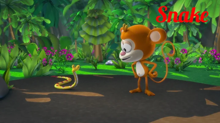 Kids Videos l Monkey See Monkey Do l Snake l Cartoon l