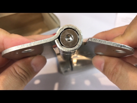 4X4 with 5/8 Radius Self-Closing Spring Door Hinge Unboxing