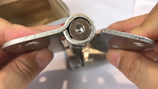 4X4 with 5/8 Radius Self-Closing Spring Door Hinge Unboxing screenshot 5