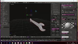 Cara membuat kunci pas dan obeng min dengan blender