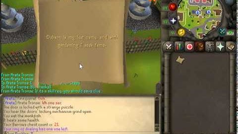 Runescape 2007 - Dobson is My Last Name, and with Gardening I Seek Fame.