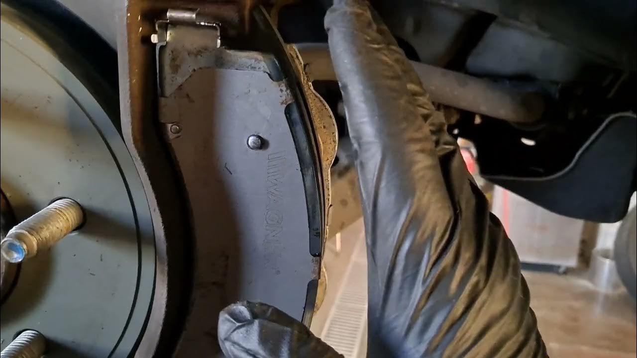 brake pad touching wheel bike