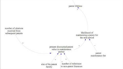 Causal Relations of Patent Lifetime - A System Dynamics Approach