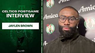 Jaylen Brown Takes ACCOUNTABILITY For Celtics Loss | Celtics vs Hornets Postgame