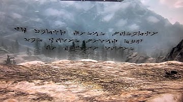 Skyrim: Invisible Word Wall Glitch