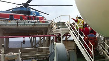 Video Chopper is landing on FPSO 9 Oct 14