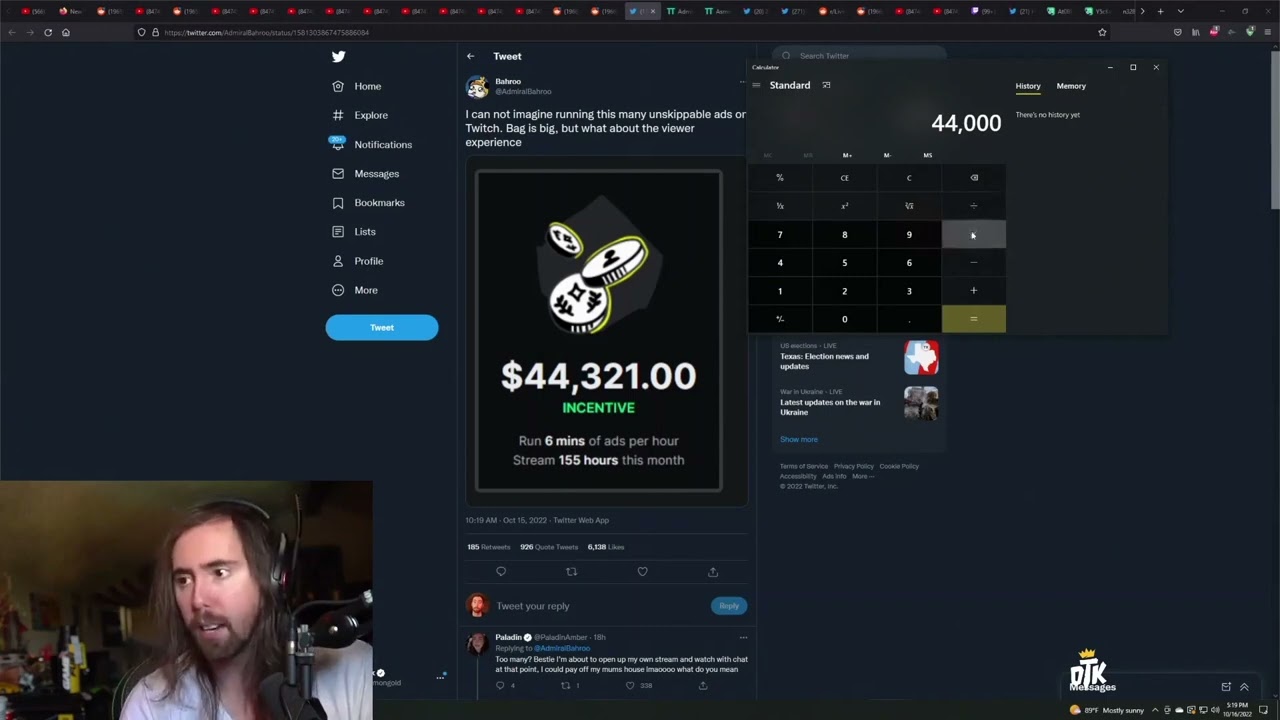 Asmon's Monthly Ad Rev.