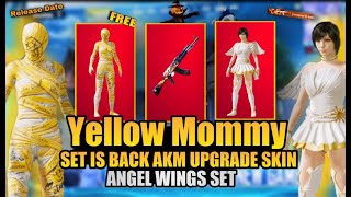 Yellow Mommy Suit Is Back | Underworld Guide Set | Old AKM Skin | Angel Wings Set | PUBG Mobile