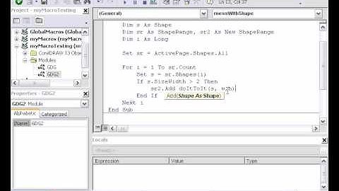 GDG Macros Tutorials Lesson 8 Part 2 Functions in detail and shaperange add