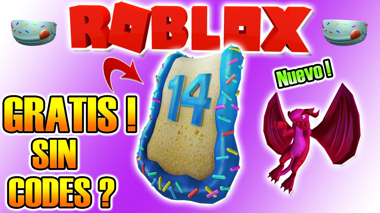 Item Gratis Regalos De Roblox Por Su 14 Cumpleanos Promocodes Youtube - nuevos promocodes de roblox 2019 que vienen codigos gratis by