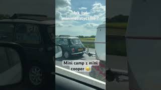Jak żyć minimalistycznie 😅 #budzet #podróże #mini #shorts #minicar #minicamper #minicooper