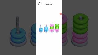 Hoop Stack - Color Puzzle Game Level 442