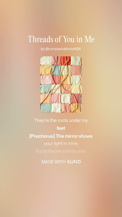 Threads of You in Me
