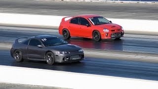 Neon SRT4 Vs Honda Civic Turbo EG Vs Eclipse Turbo