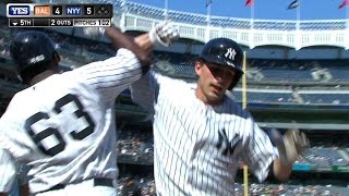 BAL@NYY: Yankees jump ahead on Murphy's two-run shot