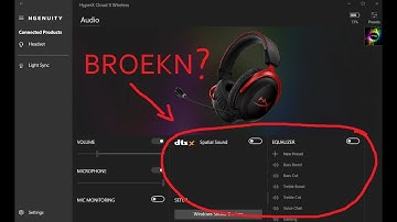 How to fix DTSX/Equalizer not working in HyperX Ngenuity software