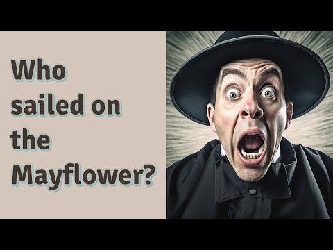Vídeo: Quem navegou a bordo do mayflower?