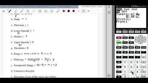 TI-84 Video Tutorials - One Variable Statistics - Frequency Table