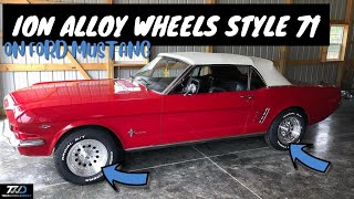 Ford Mustang - 15"x7" Ion Alloy Wheels Style 71 Fitment