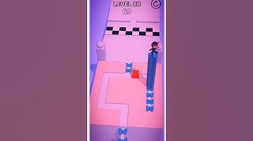 Ninja on butterfly tiles in stacky Dash level-88 #shorts