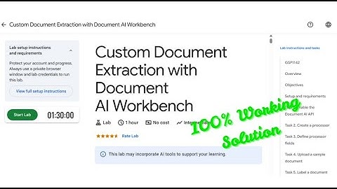 Custom Document Extraction with Document AI Workbench #GSP1142 #qwiklabs #arcade #googlecloud