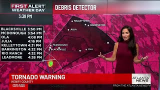 FIRST ALERT WEATHER: Radar-confirmed tornado spotted in Henry County