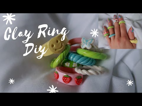Video: How To Make A Polymer Clay Ring
