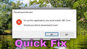 To Run This Application, You Must Install .NET Core [Solution]