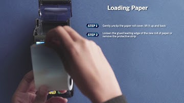 AutoLink Verifone Device: Loading paper