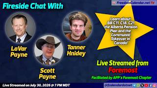 FreedomCalendar.net TV #0CF: Fireside Chat With LaVar and Scott Payne and Tanner Hnidey (LiveStream)