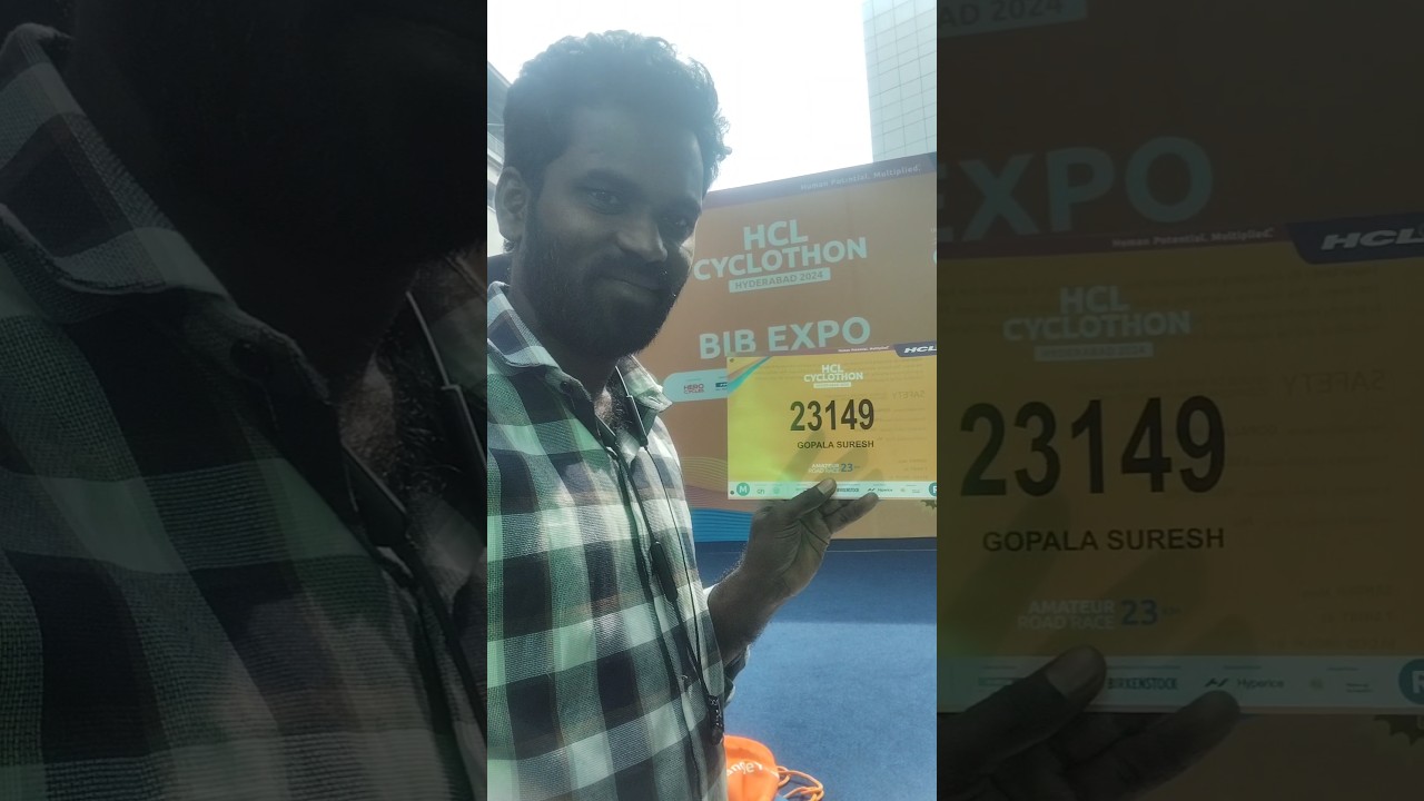 HCL cyclotron cycling event in Hyderabad  