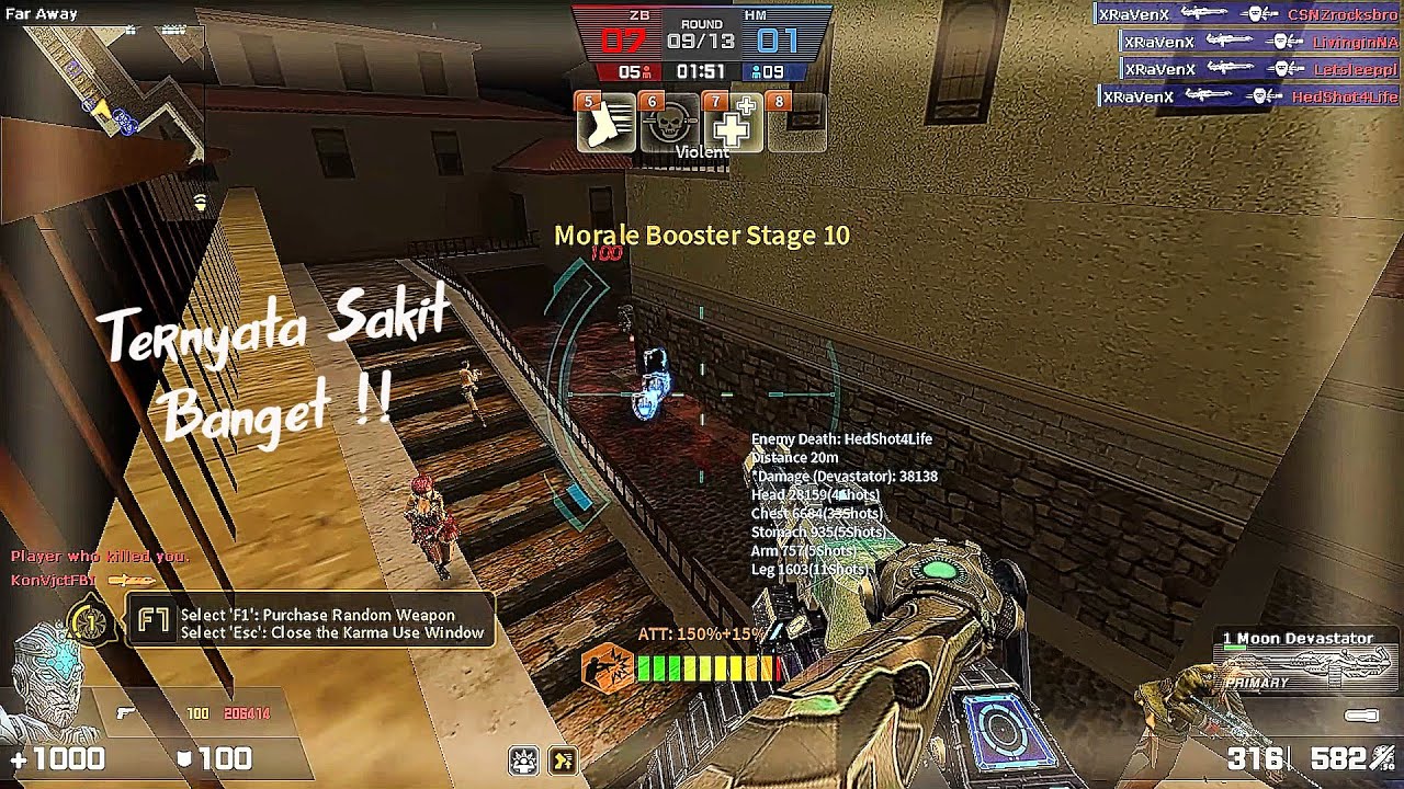 [CSN:S] Weapon Jarang dipakai Devastator Gameplay - Zombie Hero Italy - Counter Strike Nexon Studio