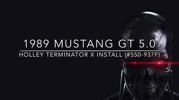 Foxbody Terminator x install